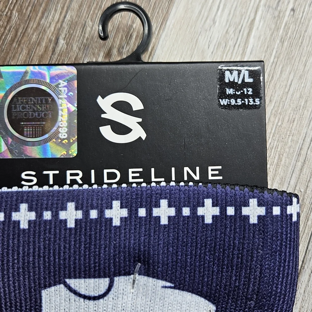 Strideline Socks Kansas K State Wildcats Holiday Sweater Men's Medium NEW